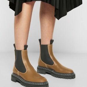Proenza Schouler Lug Sole Chelsea Boot in Khaki